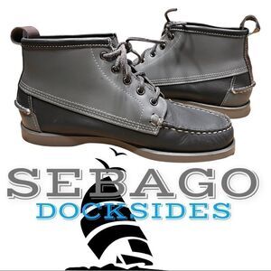 SEBAGO DOCKSIDES LOAFERS GREY 7